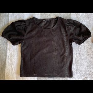 Black shirt, size S from Zara